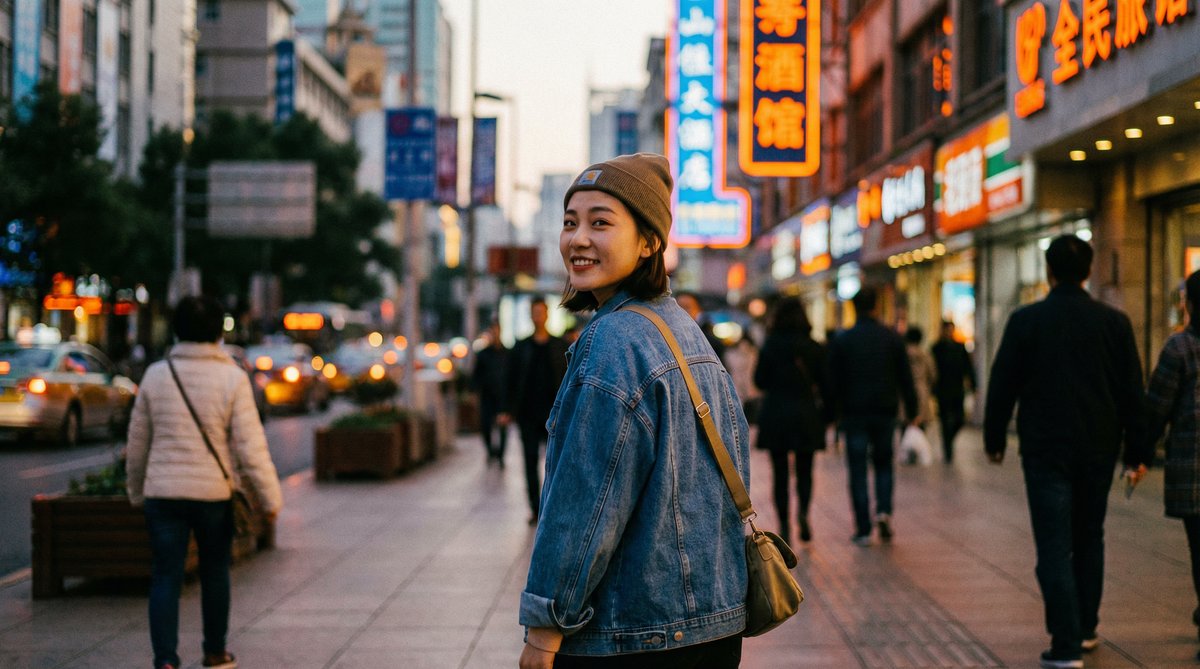 网红主播街拍写真视频